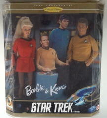 RJ0790: Star Trek: 30th Anniversary Barbie & Ken Giftset: Mattel: 15006: 1996: NIB