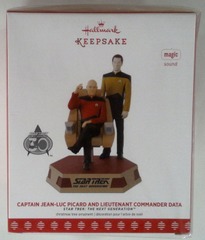 RH038: Star Trek: Captain Jean-Luc Picard and Lieutenant Commander Data: Hallmark Keepsake: 2017