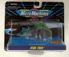 RJ0843: Star Trek: Micro Machines: Space: Klingon Bird-of-Prey: Galoob: 65961: 1995: NIB