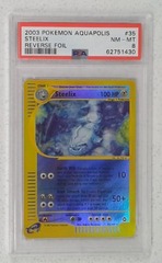 V0283: 2003: Steelix: 35/147: Aquapolis: Reverse Holo Rare: PSA: 8: NM-MT: 62751430