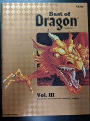 Best of Dragon Magazine Vol. III