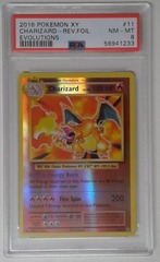 V0230: 2016: Charizard: 11/108: Evolutions:  Reverse Foil: PSA: 8: NM-Mint: 56941233