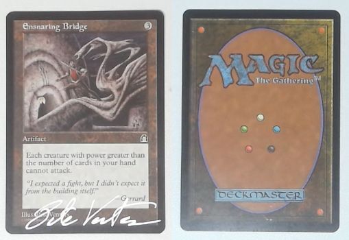 V1095: Ensnaring Bridge: Signed/Autographed: Pete Venters: Silver