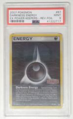 V0168: 2007 Darkness Energy - 87/108 - Rev. Foil - EX Power Keepers - PSA: 9: NM: 41222717