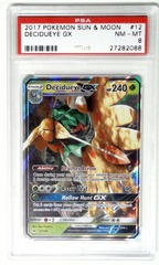 V0659: 2017: Decidueye GX: 12/149: Sun & Moon: PSA: 8: NM-MT: 27282088