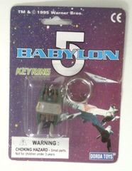 RJ0301: Babylon 5: Napn Fighter Keyring: Dorda Toys: 21283: 1995