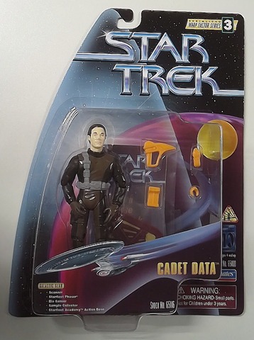 RJ6254: Star Trek: Cadet Data: Playmates: 65116: 1997