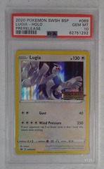 V0506: 2020: Lugia: SWSH069: Prerelease: Holo Promo: PSA: 10: GEM MT: 62751292