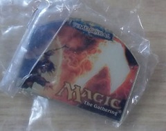 MTG: Time Spiral Promo Pin: Lightning Axe: READ DESCRIPTION