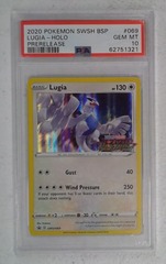 V0510: 2020: Lugia: SWSH069: Prerelease: Holo Promo: PSA: 10: GEM MT: 62751321