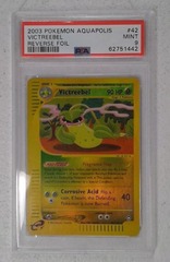 V0328: 2003: Victreebel: 42/147: Aquapolis: Reverse Holo Rare: PSA: 9: Mint: 62751442