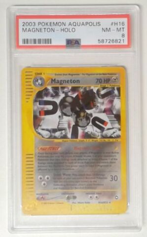 V0085: 2003 Magneton - H16/H32 - Aquapolis - Holo Rare - PSA: 8: NM-MT: 58726821
