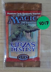EMPTY BOOSTER PACK: Magic The Gathering: Urza's Destiny: V017