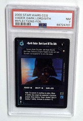 V1323: 2000: VADER, DARK LORD/SITH: REFLECTIONS: FOIL: PSA 7: NM: 88724701