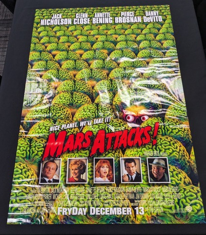 RJ0181: Mars Attacks: Movie Poster: 1996