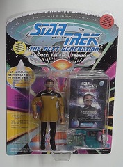 RJ1103: Star Trek: The Next Generation: LT. Commander Geordi La Forge In Dress Uniform: Playmates: 6026: 1993