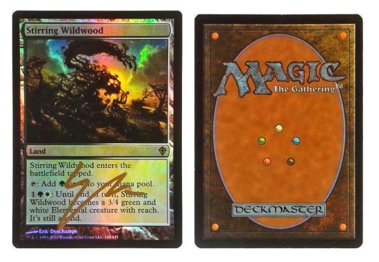 Stirring Wildwood: V0902: Signed/Autographed: Eric Deschamps: Gold