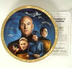 RJP009: Star Trek: The Next Generation: The Episodes Plate Collection: Yesterday's Enterprise: The Hamilton Collection: 1188D