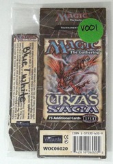 EMPTY BOX: Urza's Saga: Tournament Pack Box: V001