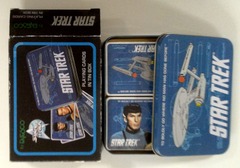 RJ0465: Star Trek: Playing Cards in Tin Box: Enesco: 1992: NIB