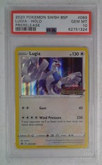 V0526: 2020: Lugia: SWSH069: Prerelease: Holo Promo: PSA: 10: GEM MT: 62751324