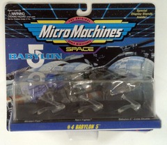 RJ0974: Star Trek: Space: Babylon 5: Collection #4: Micro Machines: 3Pack: Galoob: 65620: 1994: NIB