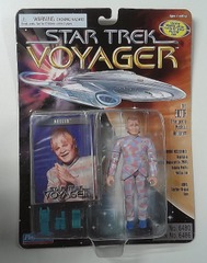RJ6333: ERROR: Star Trek Voyager: Neelix on The Doctor Card : Playmates: 6486: 1995