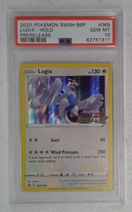 V0520: 2020: Lugia: SWSH069: Prerelease: Holo Promo: PSA: 10: GEM MT: 62751311