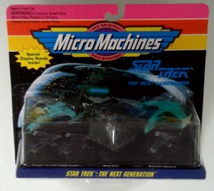 RJ0838: Star Trek: The Next Generation: Micro Machines: Space: 3Pack: Galoob: 65825: 1993: NIB