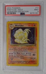 V0373: 2002: Ninetales: 17/110: Legendary Collection: Holo Rare: PSA: 9: Mint: 62751351