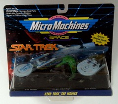 RJ0827: Star Trek: The movies: Micro Machines: Space: 3Pack: NX-2000: Galoob: 65825: 1993: NIB