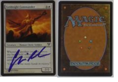 Goldnight Commander: V0389: Signed/Autographed: Chris Rahn: Purple