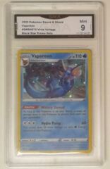 V0172: 2020 Vaporeon: SWSH072: Promo - Vivid Voltage - GMA: 9: MINT: 1115714137