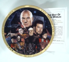 RJP002: Star Trek: The Next Generation: The Episodes Plate Collection: The Best of Both Worlds: The Hamilton Collection: 0092A