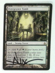 Overgrown Tomb: V1276: Signed/Autographed: Rob Alexander: Black