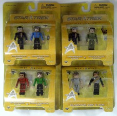 RJ0563: Star Trek: MiniMates: Series 3 (Set of 4): Art Asylum / Diamond Select: 2008