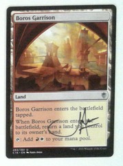 Boros Garrison: V1116: Signed/Autographed: John Avon: Black