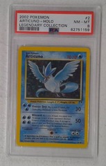 V0301: 2002: Articuno: 2/110: Legendary Collection: Holo Rare: PSA: 8: NM-MT: 62751159