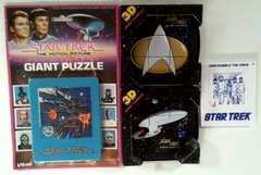 RJ0454: Lot of 4x Star Trek Slider Puzzles (See Photo)