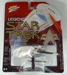 RJ0885:  Legends of Star Trek: U.S.S.Reliant NCC-1864 w/ Battle Damage: White Lightning: Johnny Lightning: 2005