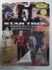 RJ6436: AUTOGRAPH: Star Trek Generations: Montgomery Scott: Playmates: 6914: 1994