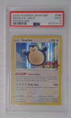 V0381: 2020: Snorlax: SWSH068: Prerelease: Holo Promo: PSA: 9: Mint: 62751413