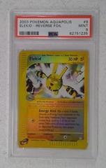 V0335: 2003: Elekid: 9/147: Aquapolis: Reverse Holo Rare: PSA: 9: Mint: 62751235