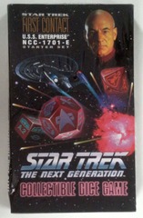 RJ0741: Star Trek: First Contact: Collectible Dice Game: U.S.S. Enterprise NCC-1701-E Starter Set: Five Rings: 1996