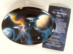 RJP091: Star Trek: Space, The Final Frontier Plate Collection: To Boldly Go: The Hamilton Collection: 0235A