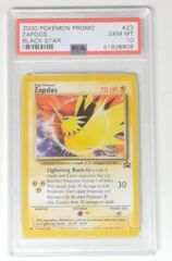 V0011: 2000 Zapdos - 23  - Black Star Promo: PSA Graded: 10: Gem MT: 41938806