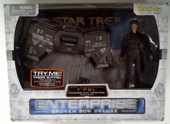 RJ0118: Star Trek: Enterprise: Broken Bow Deluxe: Sub-Commander T'Pol: Art Asylum: 2002: NIB