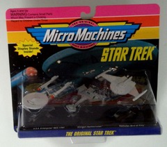 RJ0834: Star Trek: Micro Machines: Space: 3Pack: Galoob: 65825: 1993: NIB