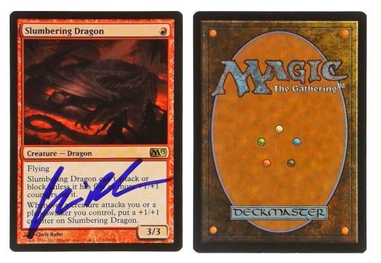 Slumbering Dragon: V0879: Signed/Autographed: Chris Rahn: Purple