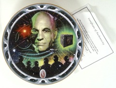 RJP137: Star Trek: Villains of the Galaxy Plate Collection: Locutus of Borg: The Franklin Mint: L1561